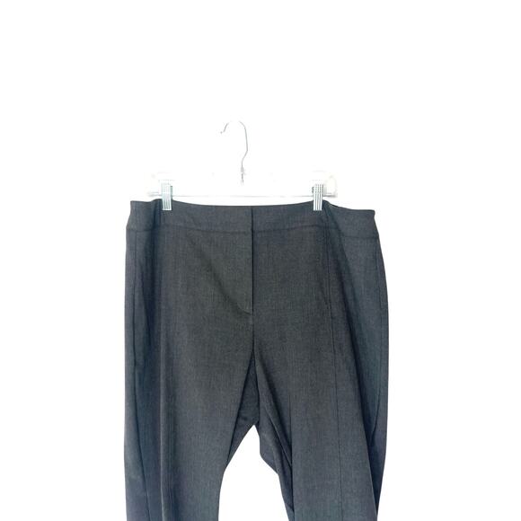 Talbots Woman Plus Gray Office Work Straight Leg Trouser Dress Pant Size 18W - Picture 4 of 14
